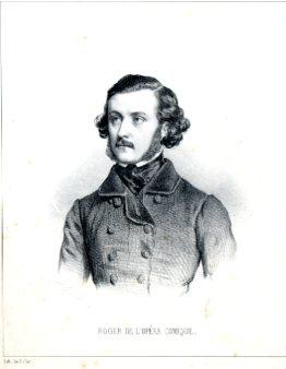 Portrait de Roger de l'Opéra Comique, 1776-1842, Homme politique, journaliste, poète et auteur dr...