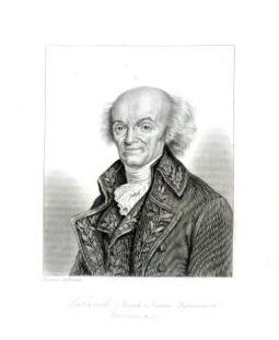 Portrait de Jérome Lefrançais de Lalande, célèbre astronome français, 1732-1807,