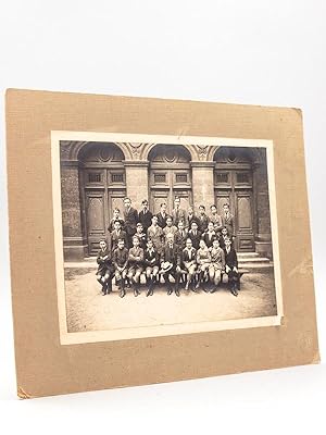 Photographie originale Classe de 4e A1 Lycée de Bordeaux Année Scolaire 1922-1923 : Professeur pr...