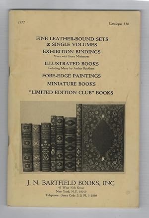 J. N. Bartfield Books Catalogue 350, 1977