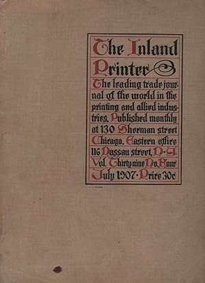 The Inland Printer, July, 1907. Volume XXXIX, Number 4.