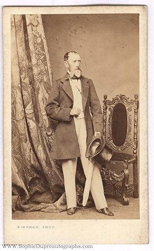 Unsigned carte de visite photo by Bingham (Émile Jean-Horace Vernet, 1789-1863, French painter of...