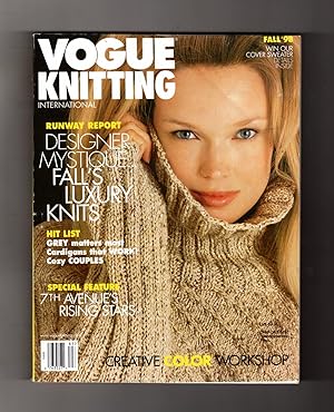 Vogue Knitting International - Fall, 1998. Meg Swanson, 7th Avenue Rising Stars, Designer Fibers,...
