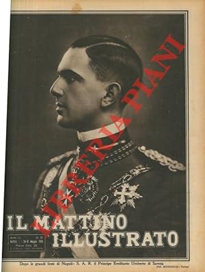 Dopo le grandi feste di Napoli: S.A.R. Il Principe Ereditario Umberto di Savoia.