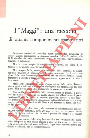 I  Maggi  : una raccolta di ottanta componimenti manoscritti.