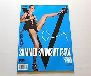 V Magazine No. 59, Summer 2009 (Swimsuit Issue by Mario Testino; Claudia Schiffer Cover)