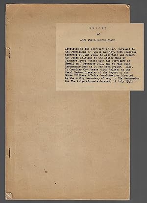 Report of Army Pearl Harbor Board