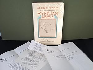 A Bibliography of the Writings of Wyndham Lewis [With 3 Letters Laid in]