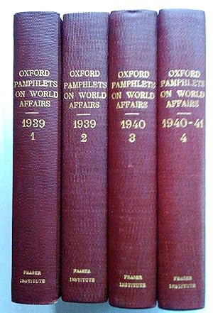 Oxford pamphlets on world affairs : 1-40, 1939-1941