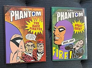 Set of 2 Books with 2 Phantom comics titles in English - The Dakk Pirates and Ghost Quest