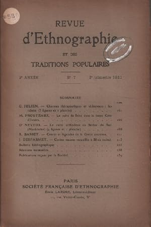 Revue D'ethnographie Et Des Traditions Populaires N° 7 / julien : charmes therapeutiques et seduc...