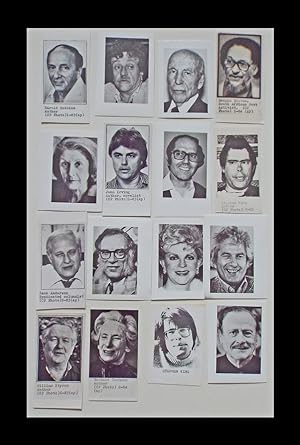 16 B&W Press Photographs of Famous Authors, Poets & Playwrights (Stephen King, Isaac Asimov, John...