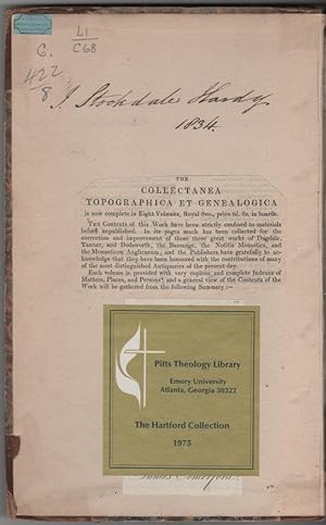 Collectanea Topographica et Geneaologica
