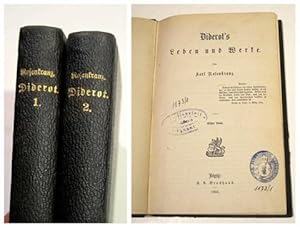 Diderot`s Leben und Werke. Erster und zweiter Band. Originalausgabe.