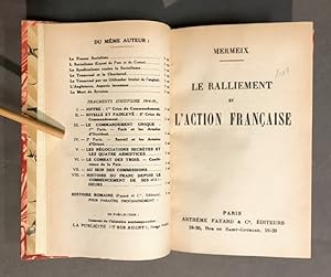 Le Ralliement et l'Action Française.