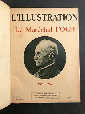 L'Illustration. Le Maréchal Foch. 1851-1929.