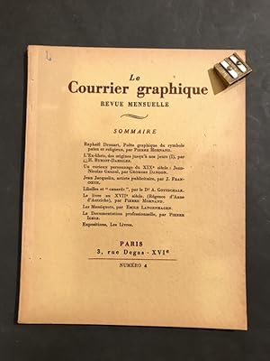Le Courrier graphique n° 4. Revue des arts graphiques et des industries qui s'y rattachent.