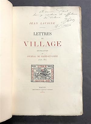 Lettres du village extraites du Journal de Saône-et-Loire (1878-1880).