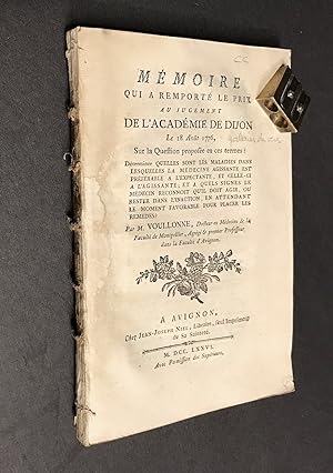 Mémoire qui a remporté le prix au jugement de l'académie de Dijon le 18 Août 1776. Sur la questio...