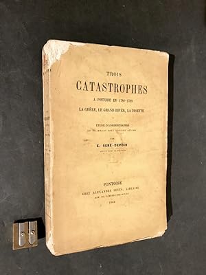 Trois catastrophes à Pontoise en 1788-1789. La grêle, le grand hiver, la disette. Etude d'adminis...