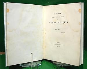 Histoire de la vie et des écrits de S. Thomas d'Aquin.