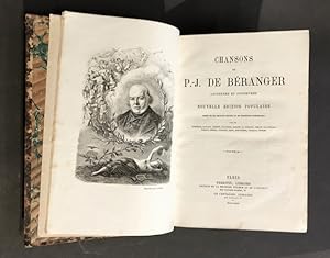 Chansons de P.-J. de Béranger anciennes et posthumes. Nouvelle édition populaire ornée de 161 des...