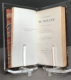 La Chanson de Roland. Texte critique par Léon Gautier. 3° édition.