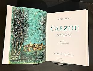Carzou. Provence. Introduction de Pierre Cabanne.