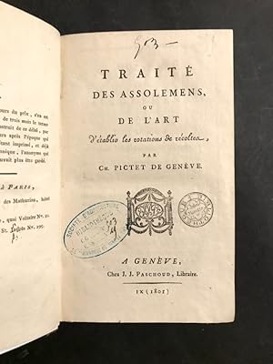 Recueil factice de 9 ouvrages et opuscules sur l'agriculture et les légumes.