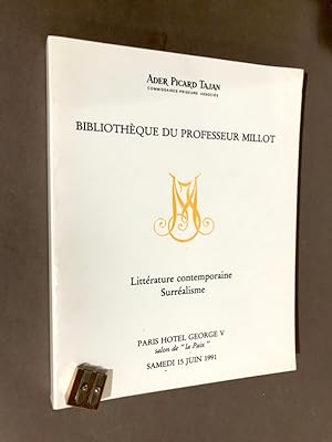 [Catalogue]. Bibliothèque du professeur Millot. Littérature contemporaine. Surréalisme.