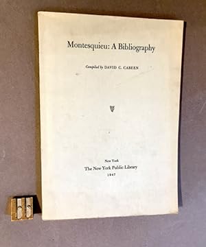 Montesquieu : A Bibliography.