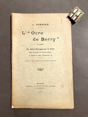 L'"Ocre de Berry" tirée de Saint-Georges-sur-la-Prée aux environs de Vierzon (Cher). Depuis les t...