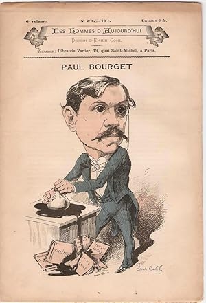 Les Hommes d'aujourd'hui n° 285. Paul Bourget.