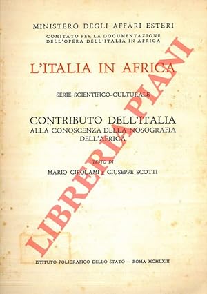 L'Italia in Africa. Serie scientifico-culturale. Contributo dell'Italia alla conoscenza della nos...