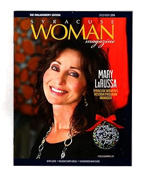 Syracuse Woman Magazine - December, 2016. Philanthropy Edition. Mary LaRussa, Syracuse Salt Compa...