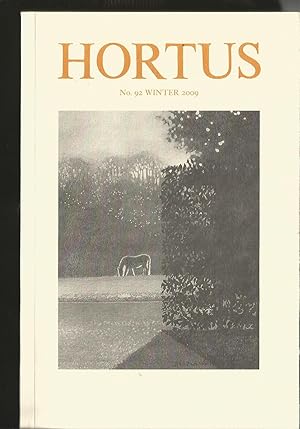 Hortus: a Gardening Journal.Vol. 23, No. 4. No. 92. Winter 2009