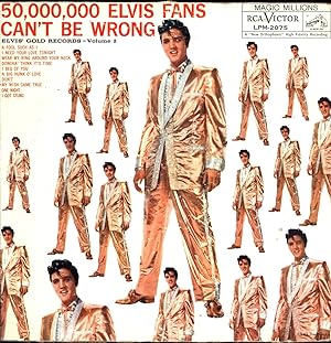 50,000,000 Elvis Fans Can't Be Wrong / Elvis' Gold Records -- Volume 2, AND A SECOND ELVIS ALBUM,...