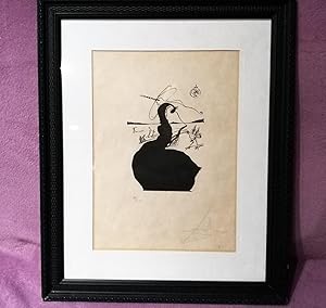 LITOGRAFIA ORIGINAL DE DALÍ, BABAOUO, NUMERADA Y FIRMADA 1976, 1978