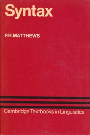 Syntax: Cambridge Textbooks in Linguistics