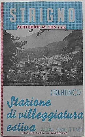 Strigno. Altitudine m. 506 s.m. (Trentino) Stazione di villeggiatura estiva.