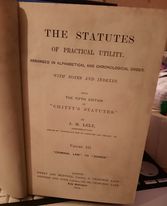 Statutes of Practical Utility.Arranged in Alphabetical And Chronological Order.5th Edition of Chi...