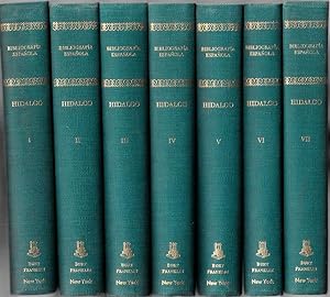 Diccionario General de Bibliografia Española [Seven-Volume Set]