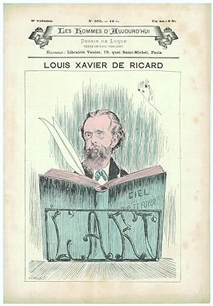 Les Hommes d'aujourd'hui n° 385. Louis Xavier de Ricard.