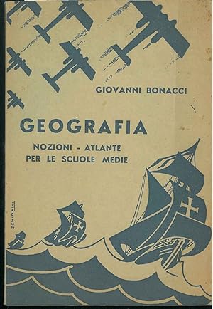Nozioni atlante di geografia con letture e atlante di Corbellini e Pfeiffer cartografi in capo de...