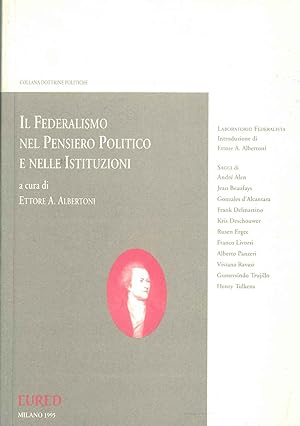 Il federalismo nel pensiero politico e nelle istituzioni