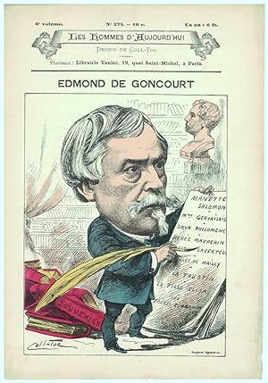 Les Hommes d'aujourd'hui n° 274. Edmond de Goncourt.