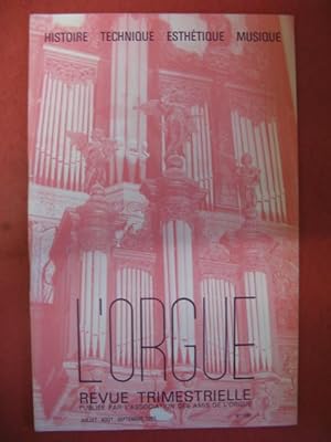 L'ORGUE Revue No 195 Juillet Septembre 1985