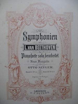 BEETHOVEN Symphonien 1à 5 Piano