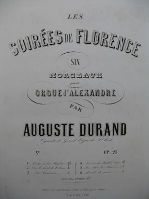 DURAND Auguste Ronde de Nuit Orgue XIXe