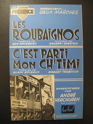 Les Roubaignos C'est parti mon Ch'timi Verchuren 1965